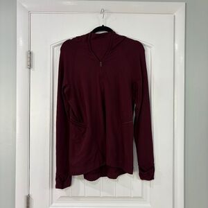 lululemon athletica Burgundy Quarter-Zip Hoodie
